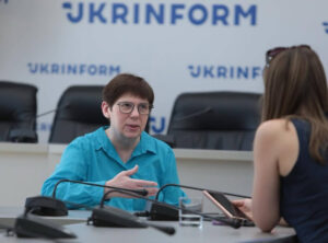 Наталія Лигачова дала інтерв’ю Укрінформу з нагоди 25-річчя «Детектора медіа»